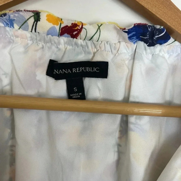 Banana Republic Floral Cinched Waist Dress - Picture 9 of 13